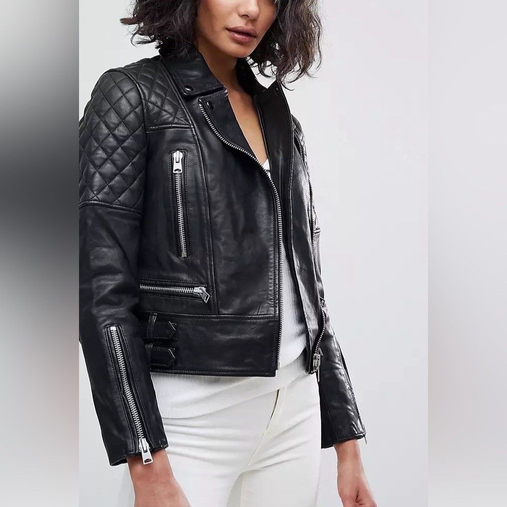 All Saints leather jacket